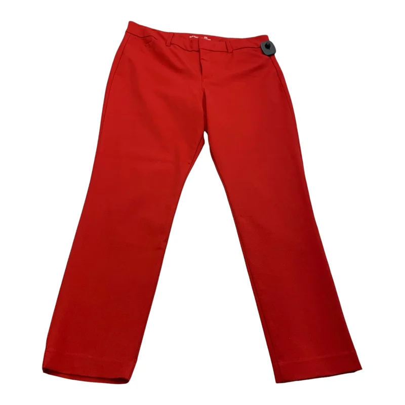 Stretch corduroy pants for cozy fall fashion -Pants Other By Old Navy In Red, Size: 12