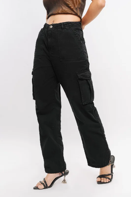 Yoga Jeans for Stretch -Denim Jade Cargo Pants