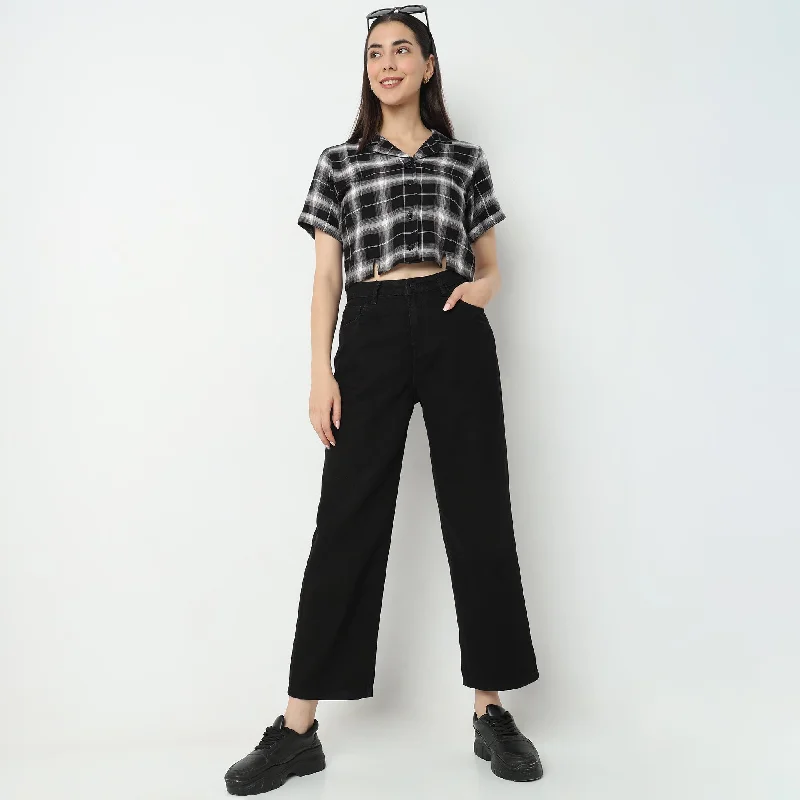 High Waisted Jeans for Shape -SU Jeans™ - Straight Fit High Rise Jeans