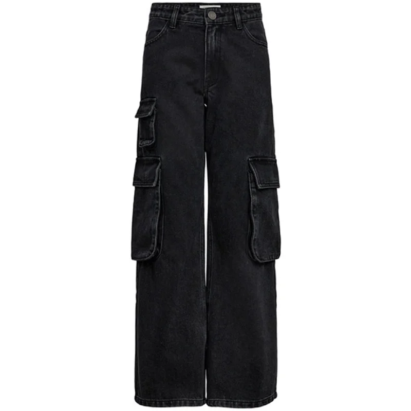 Party Jeans for Night Out -Sofie Schnoor Washed Black Pants