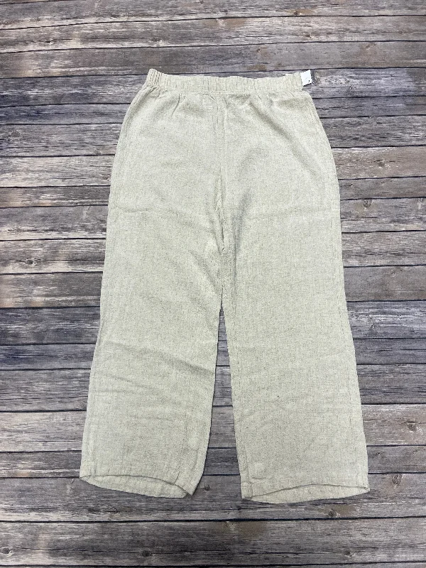 Eco-friendly hemp pants for sustainable clothing choices -Pants Other By Shein In Tan, Size: L