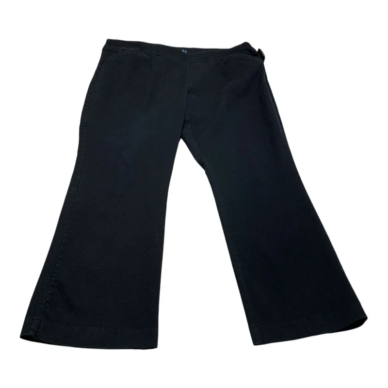 Adjustable waist pants for custom fit ease -Pants Other By Croft And Barrow In Black, Size: 18