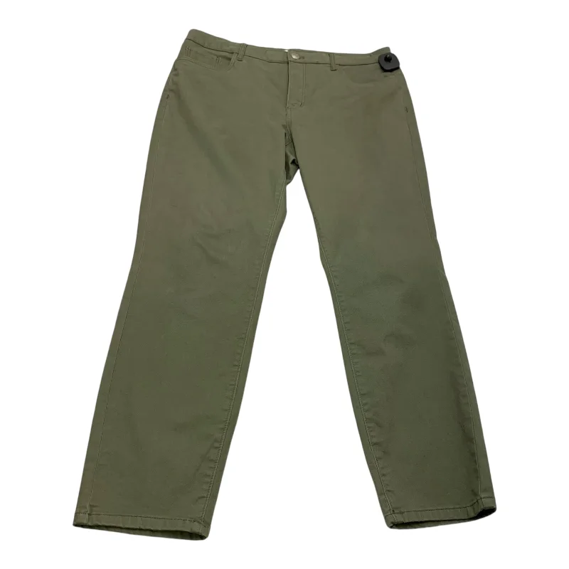 Durable denim pants for long-lasting everyday use -Pants Other By Loft In Green, Size: 12