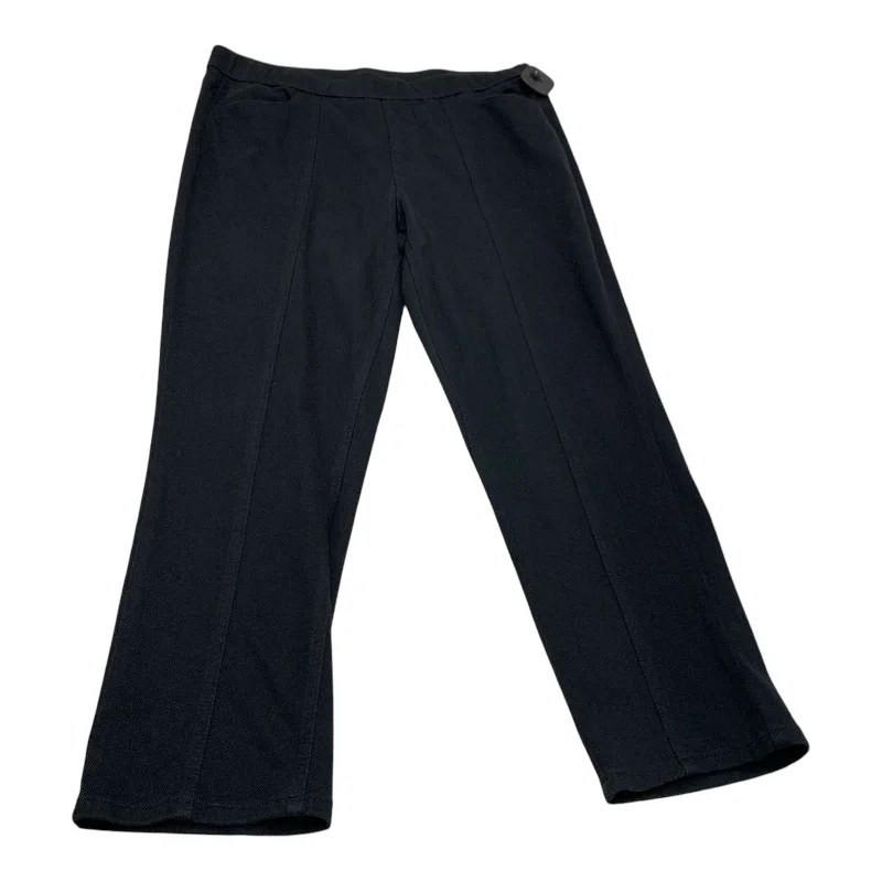 Soft velvet pants for cozy holiday outfits -Pants Other By Isaac Mizrahi Live Qvc In Black, Size: 16