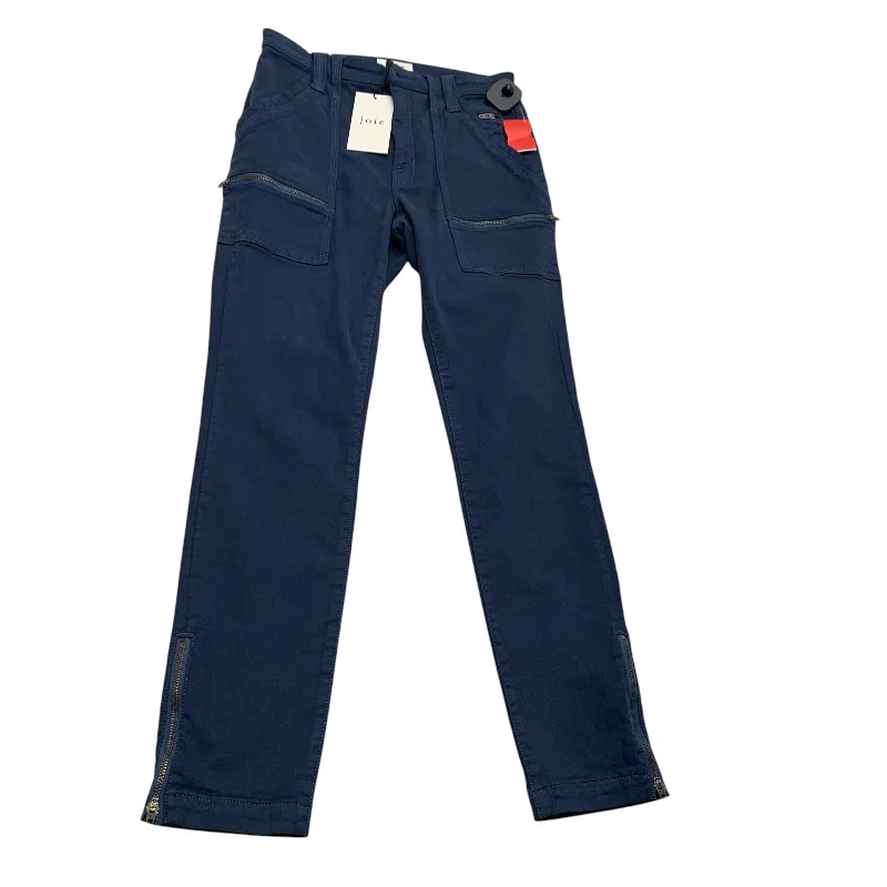 Durable canvas pants for heavy-duty work use -Pants Cargo & Utility By Jolie In Blue, Size: 6