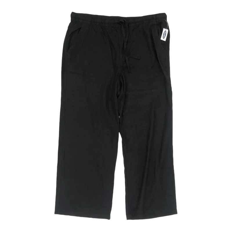 Affordable denim pants for everyday rugged use -Pants Linen By Old Navy In Black, Size:Xl