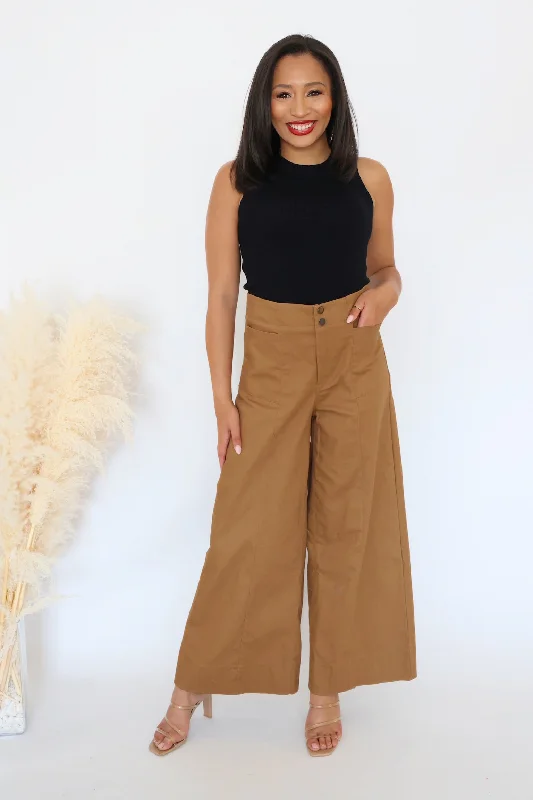 Designer jogger pants for upscale street style -Maeve Wide Leg Pant