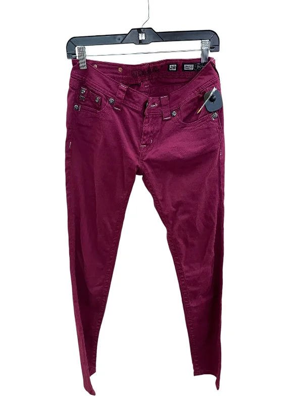 Durable cargo pants for outdoor hiking adventures -Pants Chinos & Khakis By Miss Me In Purple, Size: 6