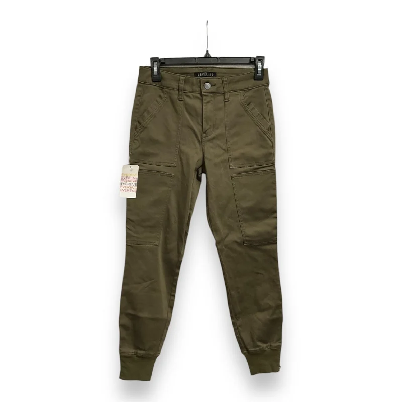 Moisture-wicking pants for intense gym workouts -Pants Cargo & Utility By Level 99 In Green, Size: 2