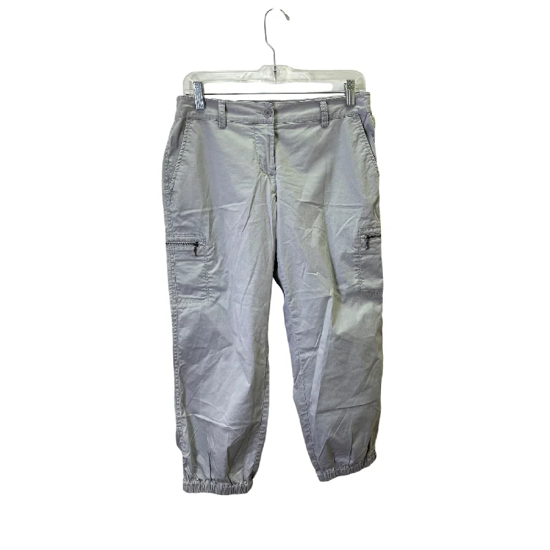 Tactical cargo pants for outdoor survival needs -Pants Cargo & Utility By Eileen Fisher In Grey, Size:4P