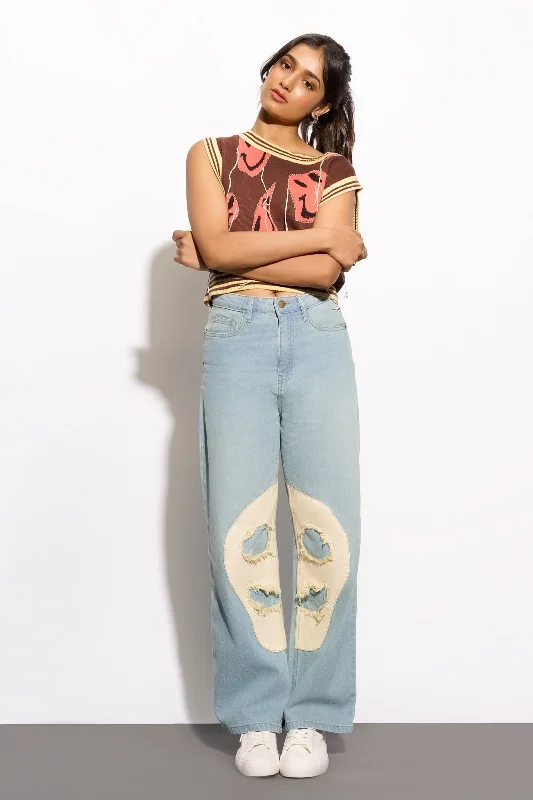 Slim Boyfriend Jeans for Hybrid -Cranium Straight Pants