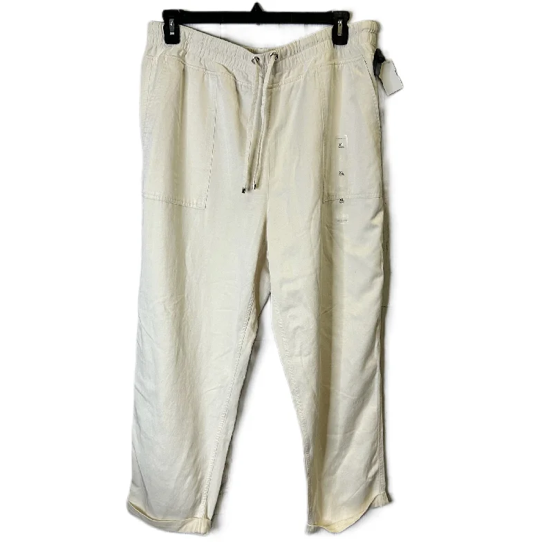 Affordable denim pants for everyday rugged use -Pants Joggers By Tommy Hilfiger In Cream, Size: Xl