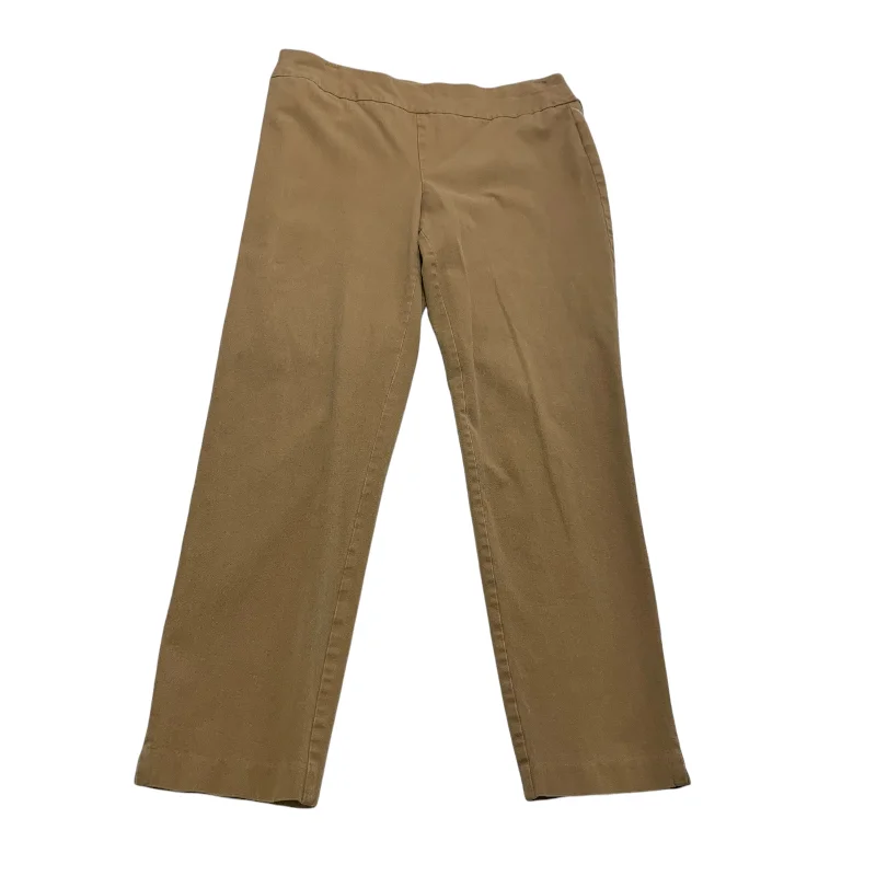 Durable cargo pants for outdoor hiking adventures -Pants Other By Chicos In Brown, Size: 10