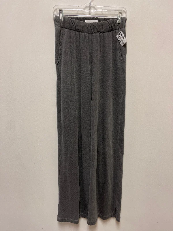 Bold plaid pants for eye-catching style choices -Pants Lounge By Clothes Mentor In Grey, Size: S