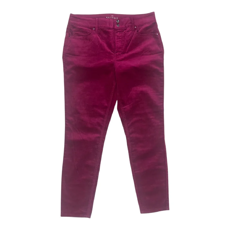 Lightweight linen pants for beach vacation style -Pants Corduroy By White House Black Market In Pink, Size:10