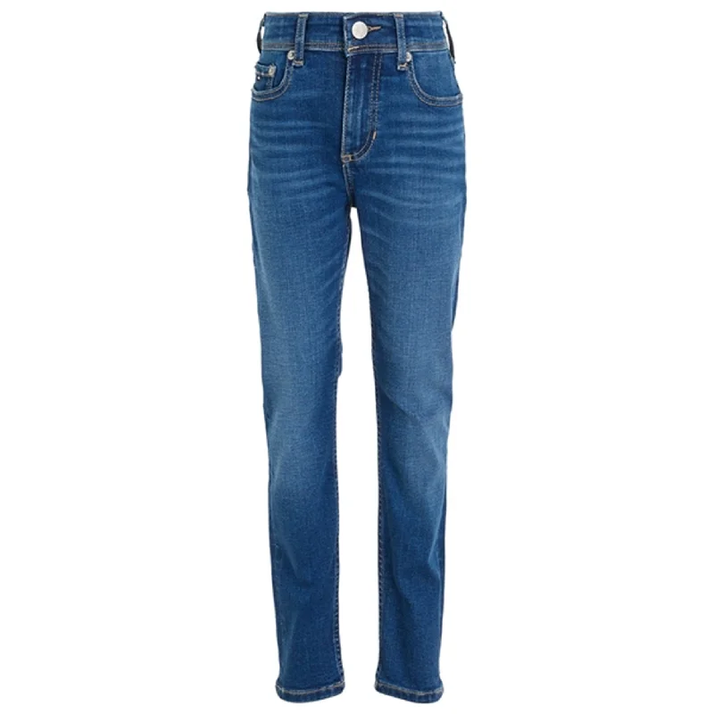 Designer Jeans for Luxury -Tommy Hilfiger Scanton Y Mid Wash Jeans Midusedstr