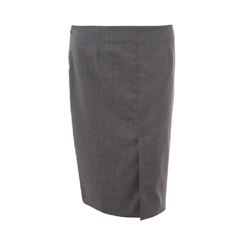 Long Skirts for Bridesmaids -Lardini Chic  Wool Pencil Women's Skirt