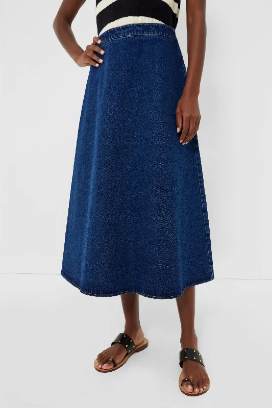 Stretchy skirts for all-day wear comfort -Denim Britt Skirt