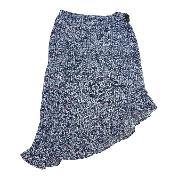 Stretch denim skirts for comfy wear -Skirt Midi By J. Crew In Blue, Size: M