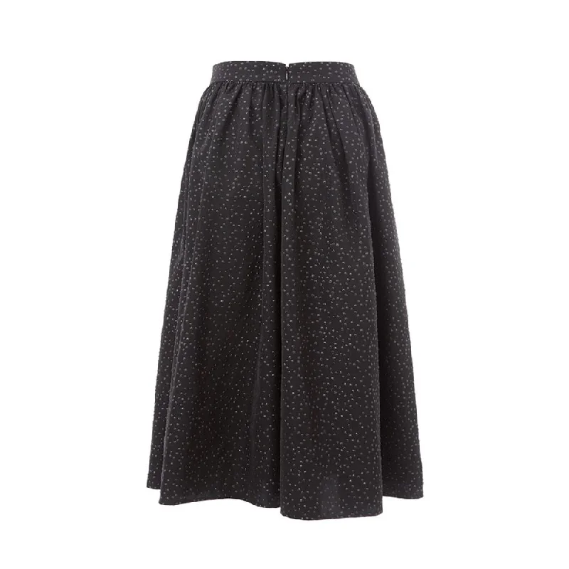 Long Skirts for Business Meeting -Lardini Elegant  Polyethylene Midi Women's Skirt