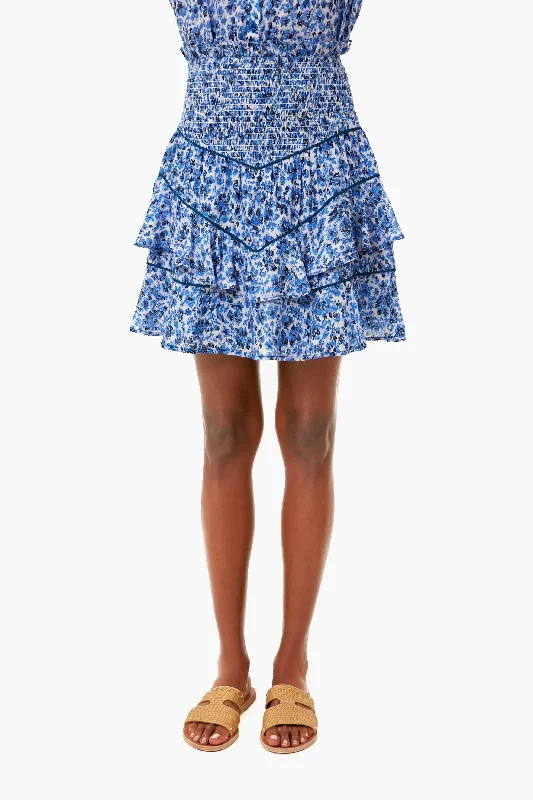 Cute mini skirts for fun party nights -Blue Olivia Mini Skirt