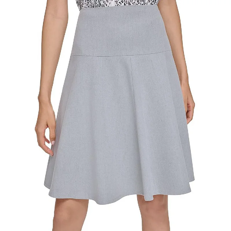 Short Skirts for Summer Days -Womens Lined Above Knee A-Line Skirt