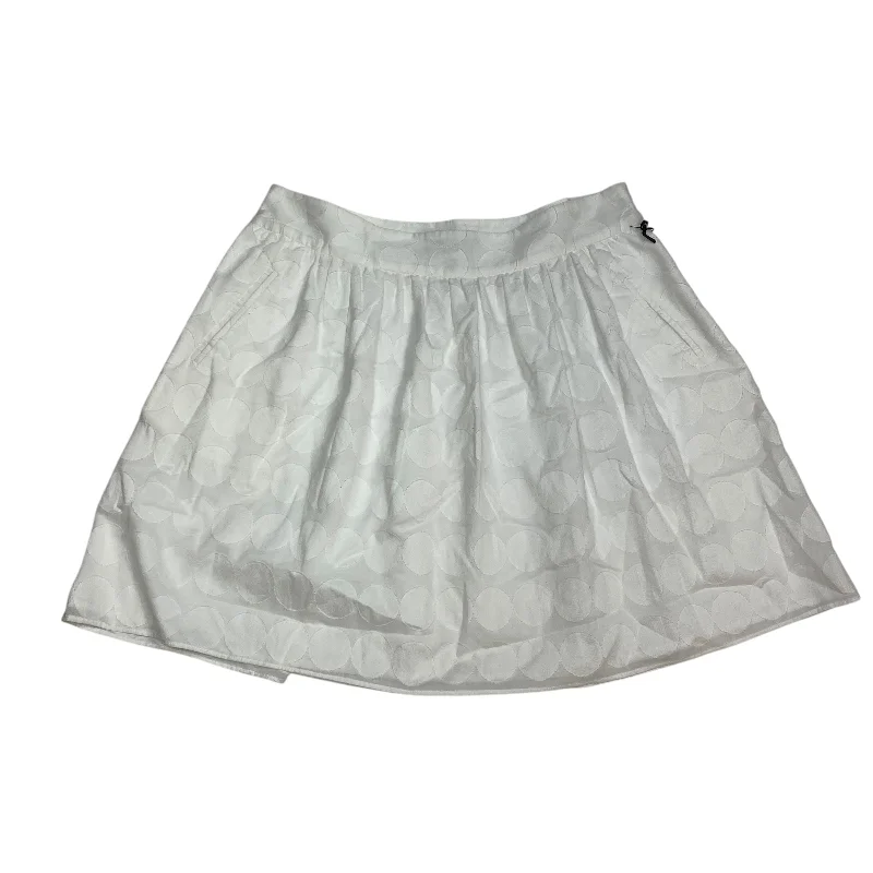 Pleated midi skirts for elegant everyday looks -Skirt Mini & Short By Cynthia Rowley In White, Size: 10