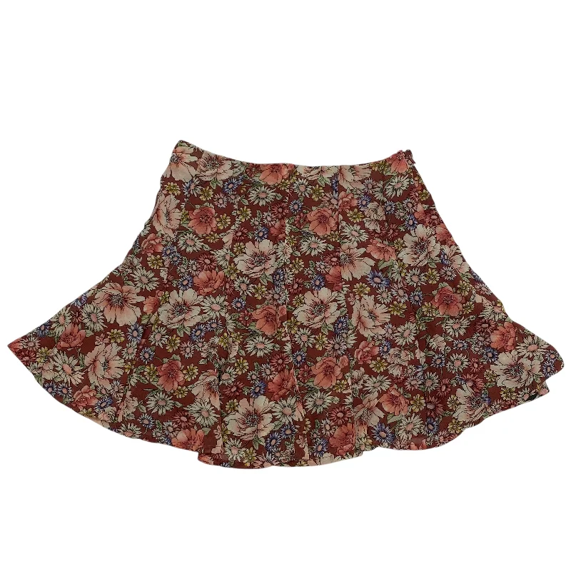 Vintage skirts with classic floral prints -Skirt Mini & Short By Forever 21 In Pink, Size: S