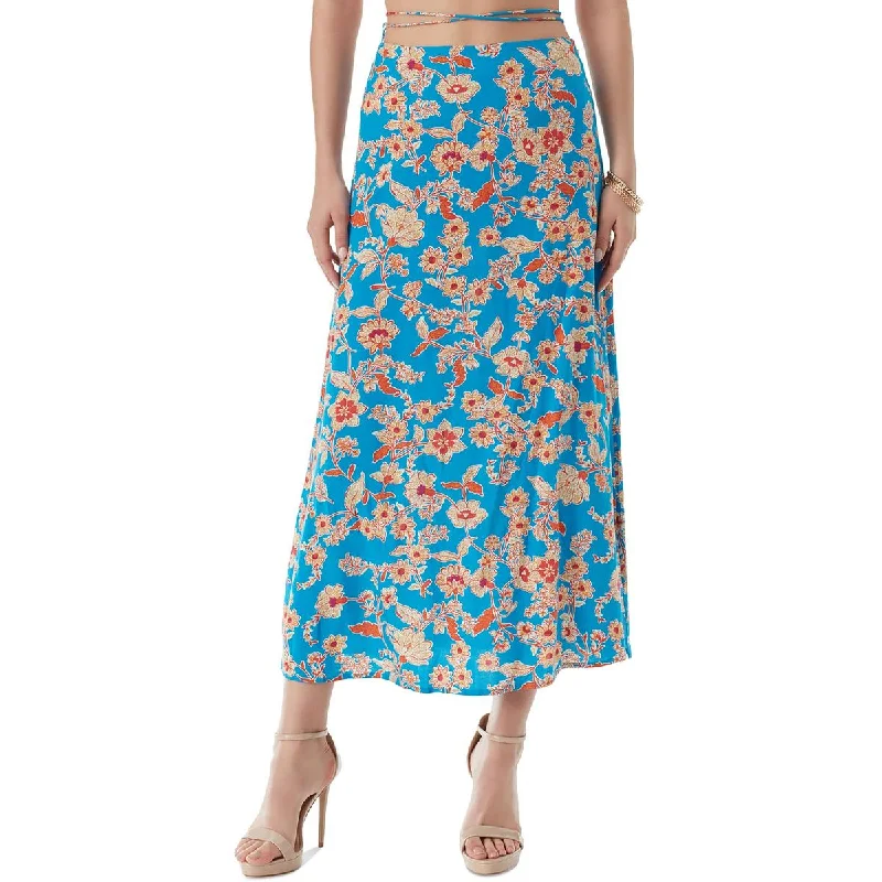 Wrap Long Skirts for Adjustable -Womens A-Line Side Slit A-Line Skirt