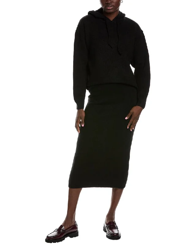 Straight Long Skirts for Classic -Lyra & Co 2pc Sweater & Skirt Set