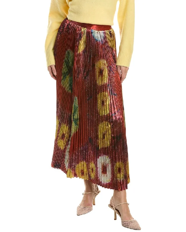 Geometric Long Skirts for Modern -Ulla Johnson Rami Midi Skirt