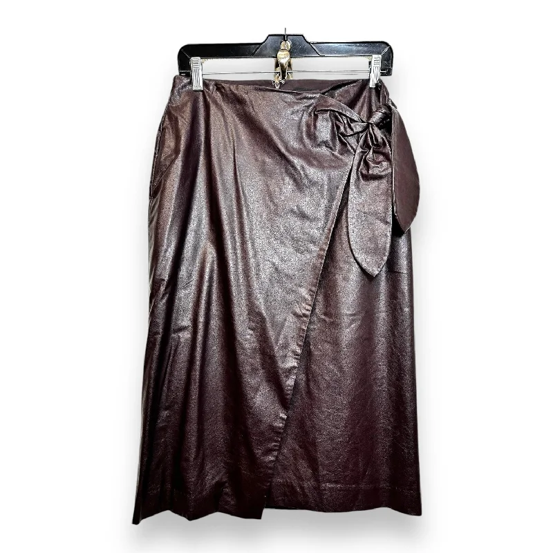 Stretchy skirts for all-day wear comfort -Skirt Midi By Ann Taylor In Brown, Size: 4