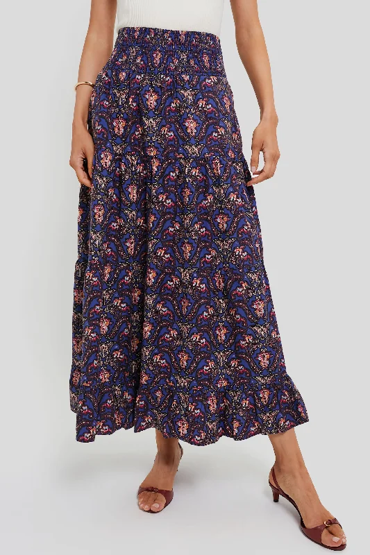 Durable skirts for active lifestyle needs -Amisha Print Luelle Skirt