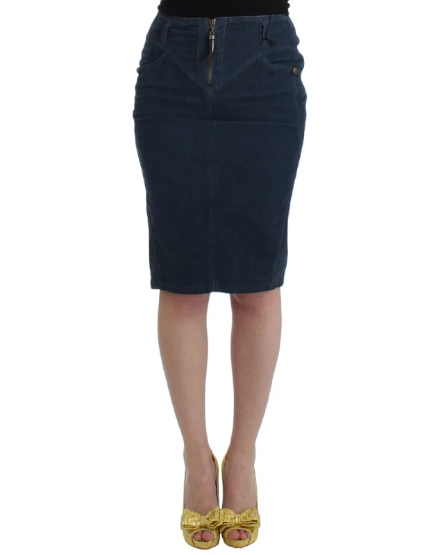 Long Skirts for Office Wear -Cavalli Elegant  Pencil Women's Skirt