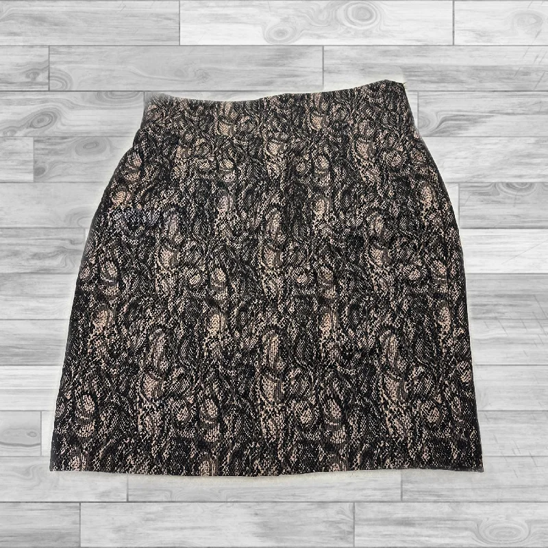 Lightweight skirts for warm season chic -Skirt Midi By Antonio Melani In Black Cream, Size: 14