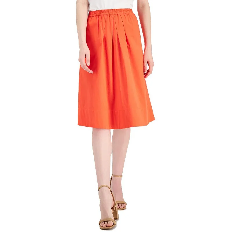 Contemporary Long Skirts for Fashion -Womens Pull On Midi Midi Skirt