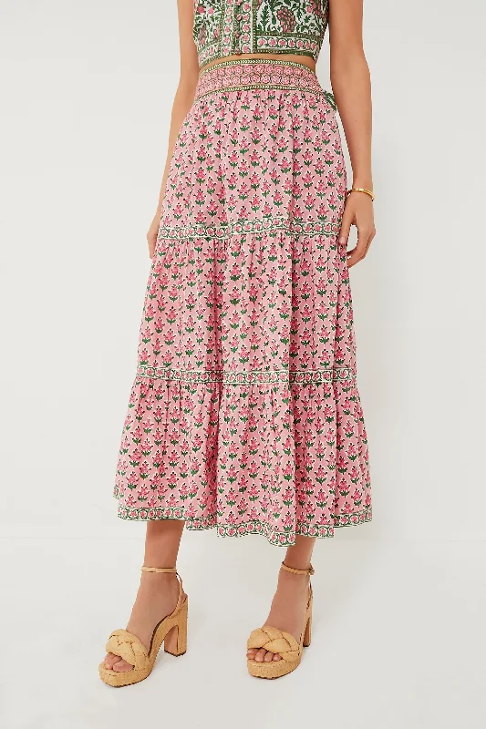 Bold floral skirts for vibrant spring fashion -Rose Hyacinth Lucia Skirt