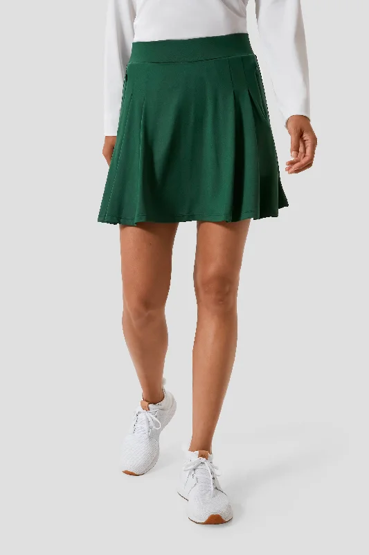 Trendy midi skirts for modern fashionistas -Fairway Green 16 Inch Park Golf Skirt