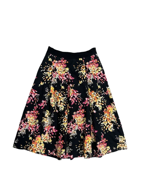 Flowy floral skirts for springtime elegance -Skirt Maxi By White House Black Market In Black & Pink, Size: 10