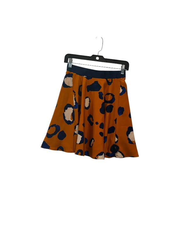 Durable denim skirts for rugged daily wear -Skirt Designer By Phillip Lim In Blue & Orange, Size: 2