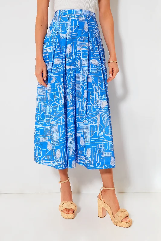 Designer skirts with premium fabric finish -Blue Chalk Line Alexis Skirt