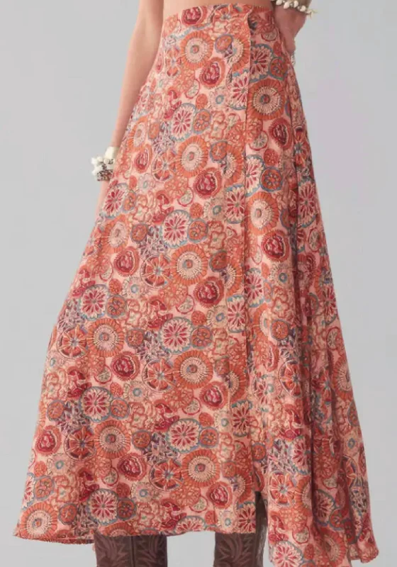 Long Skirts for Office Wear -Fabia Skirt In Multicolored