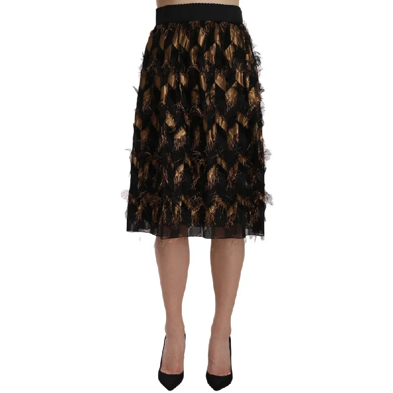 Wool Long Skirts for Warmth -Dolce & Gabbana Women's Skirt