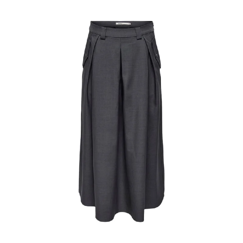 Black Short Skirts for Versatile -Only  Polyester Women's Skirt