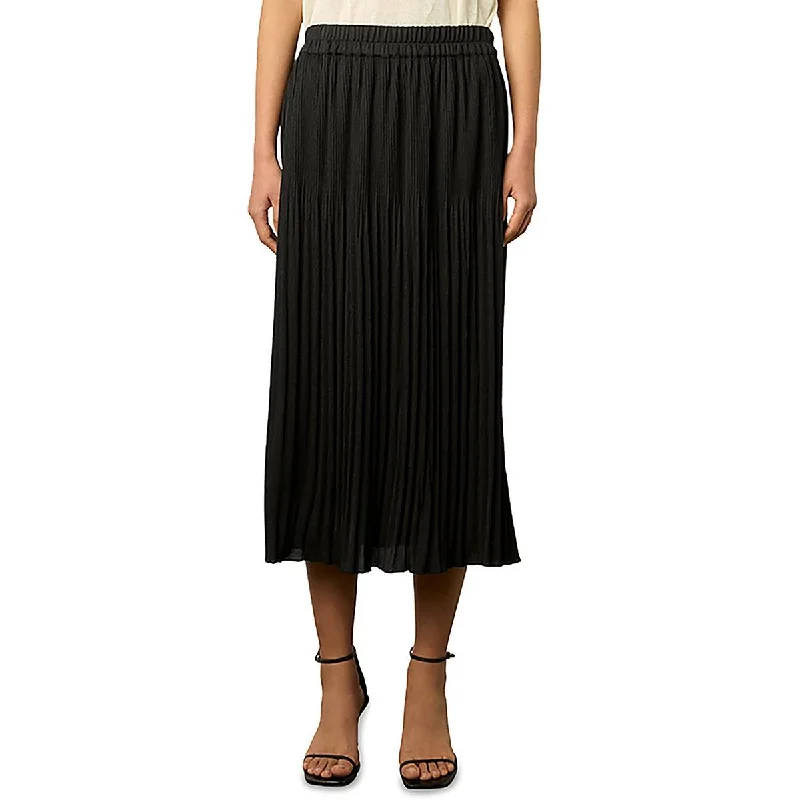 Long Skirts for Formal Occasions -Womens Ruffled Casual Midi Skirt