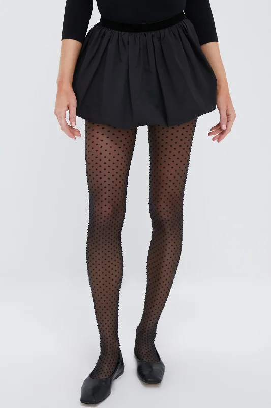 A-line mini skirts for fun flirty looks -Black Antonia Skirt