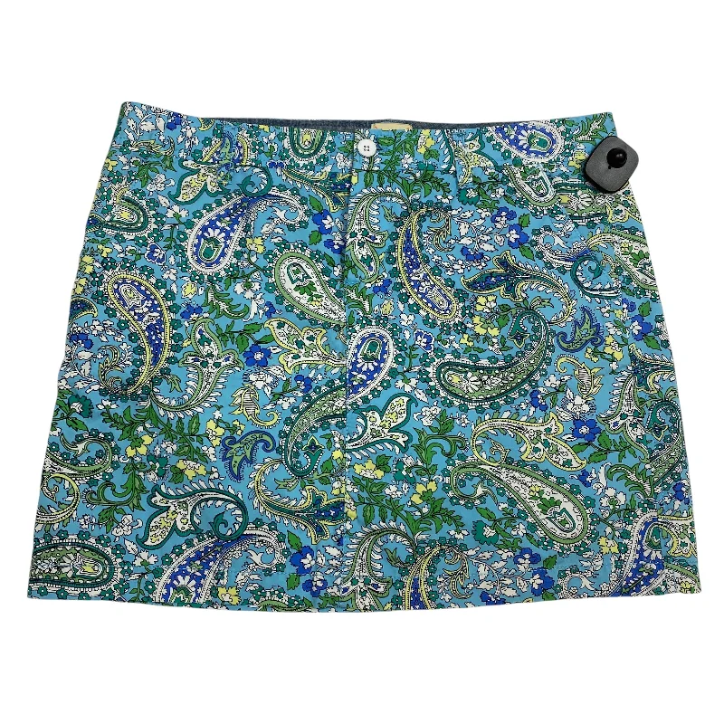 Durable denim skirts for rugged daily wear -Skirt Mini & Short By Gh Bass And Co In Blue, Size: M